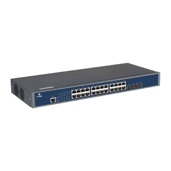 Switch layer 3 V3528E 24 cổng GE + 4*10GE/GE(SFP+) ports