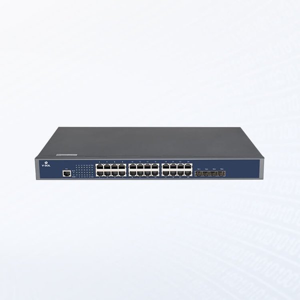 Switch layer 3 V3528E 24 cổng GE + 4*10GE/GE(SFP+) ports